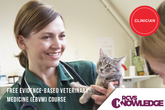 Free RCVS Knowledge evidence-based veterinary medicine (EBVM) course