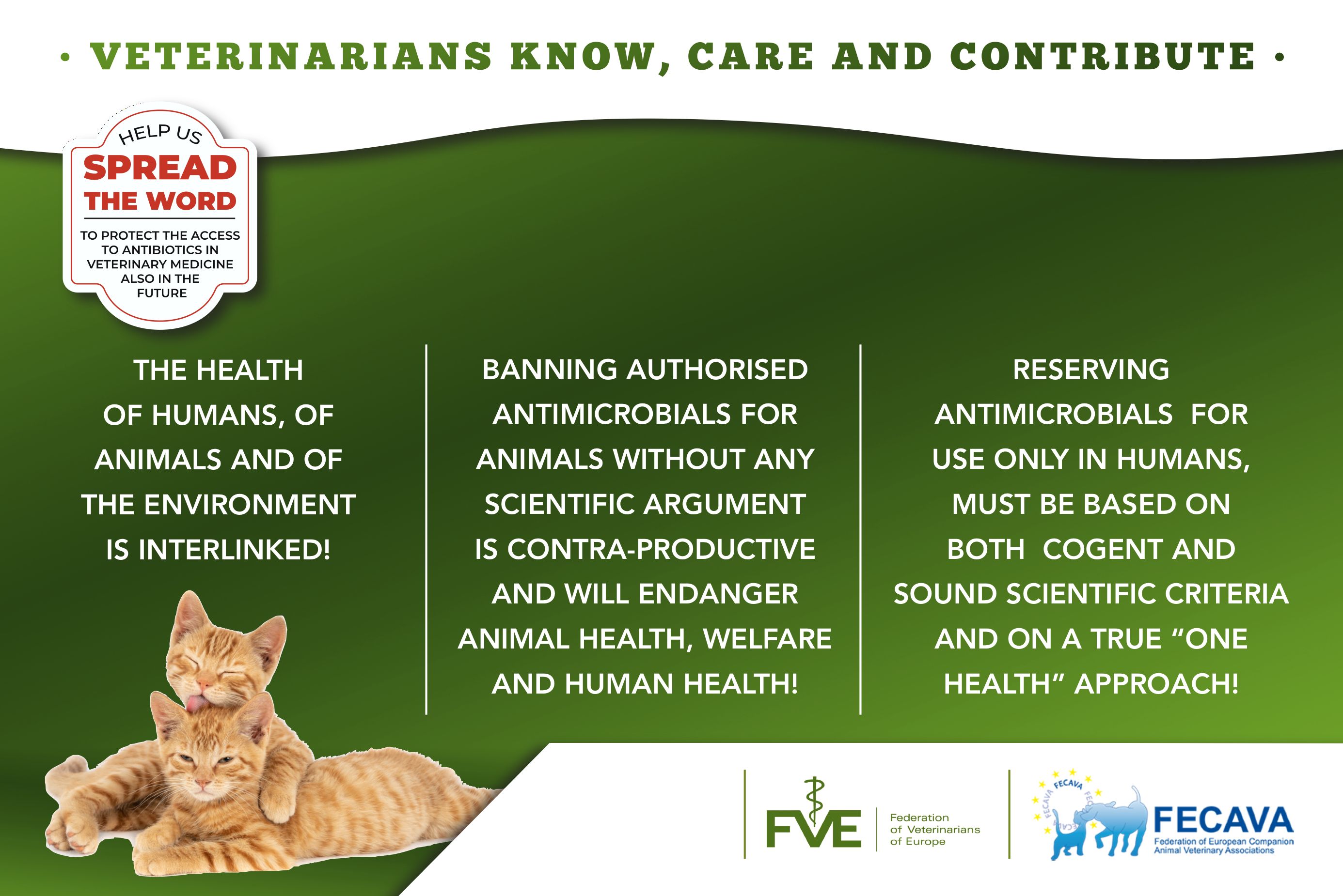 Banning authorized antimicrobials without scientific evidence will cause  animal suffering and will endanger public health - FECAVA