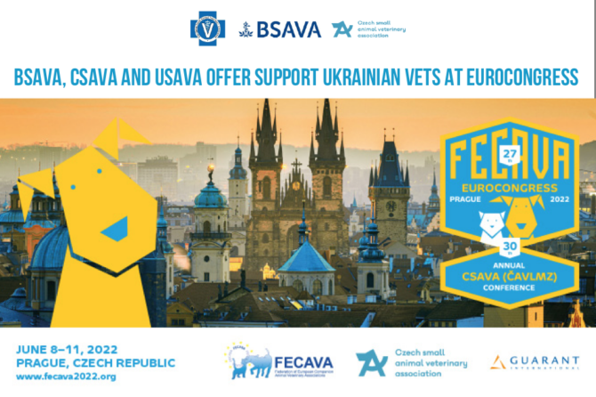 BSAVA, CSAVA and USAVA Offer Support Ukrainian Vets at EuroCongress