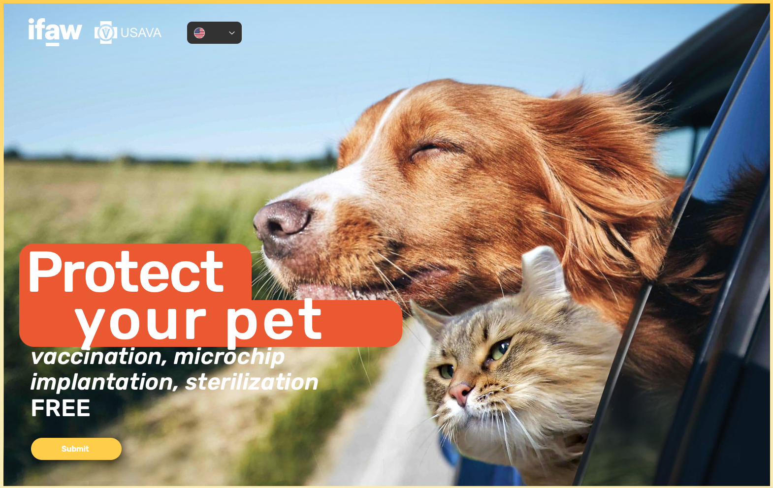 ifaw and USAVA project - Protect your pet - FECAVA