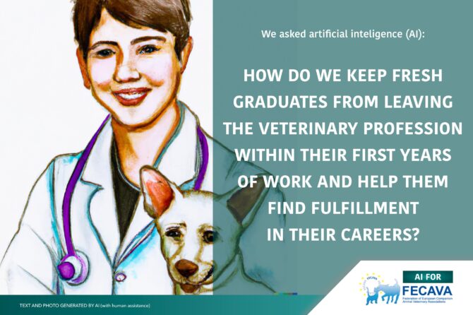 FECAVA asked AI: How do we keep fresh graduates from leaving the veterinary profession within their first years of work and help them find fulfillment in their careers?