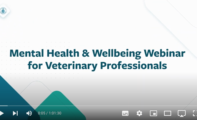 Mental Health & Wellbeing within the Veterinary Professions from Veterinary Council of Ireland