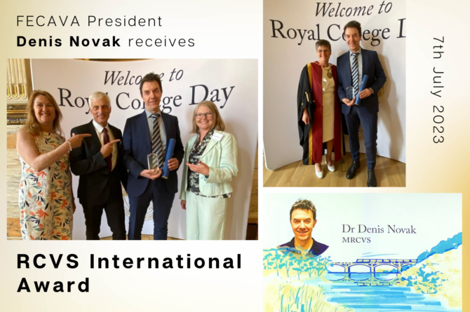 FECAVA President Dr. Denis Novak Receives RCVS International Award
